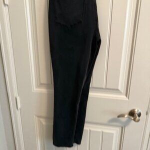 SEVEN 7 DENIM WOMEN’S JEANS BLACK SIZE 12, SKINNY ANKLE LENGTH